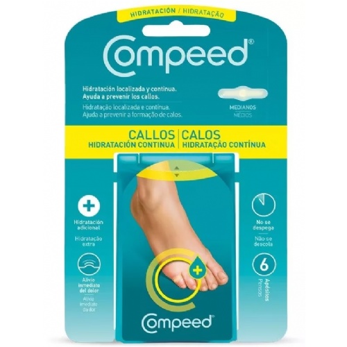 Compeed callos hidratacion continua  6 unidades