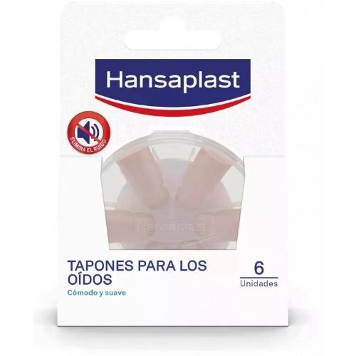 Tapones para los oidos - hansaplast (6 unidades)