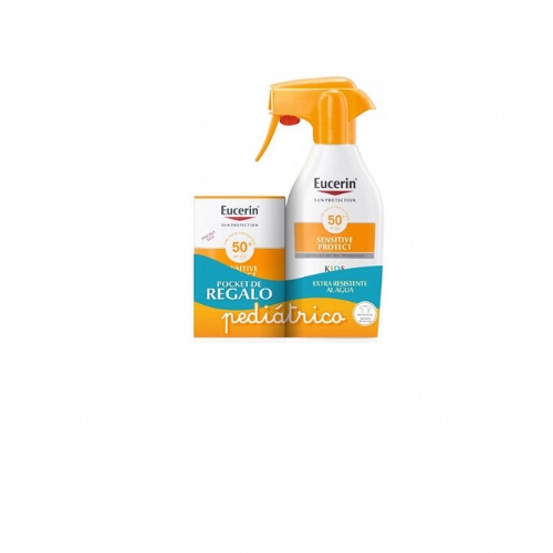 Eucerin sun protection 50+ fluido infantil - sensitive protect (1 envase 50 ml pocket size)