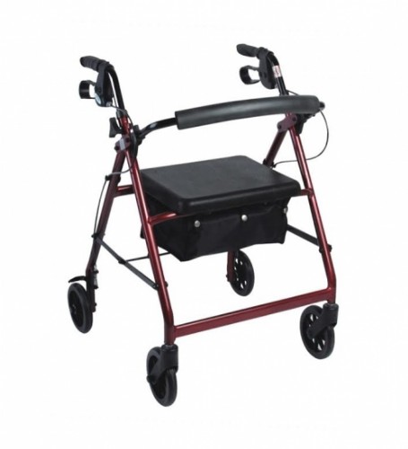 ANDADOR ROLLATOR PLEGABLE ALUMINIO SIM0081AN