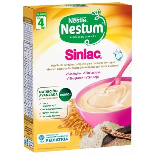 Nestle sinlac papilla de cereales (500 g)