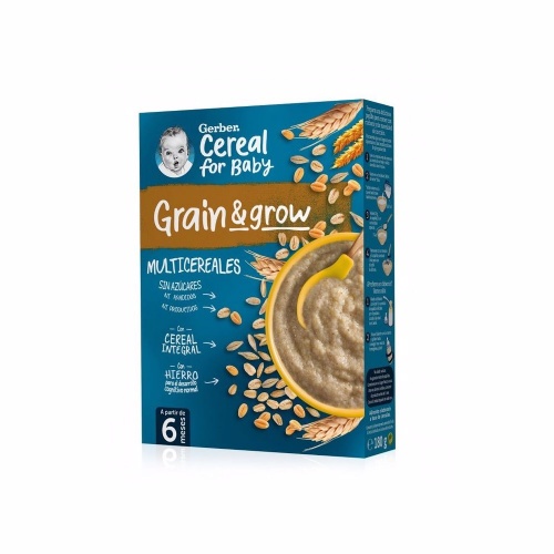 Gerber multicereales 0% azucares (1 estuche 250 g)