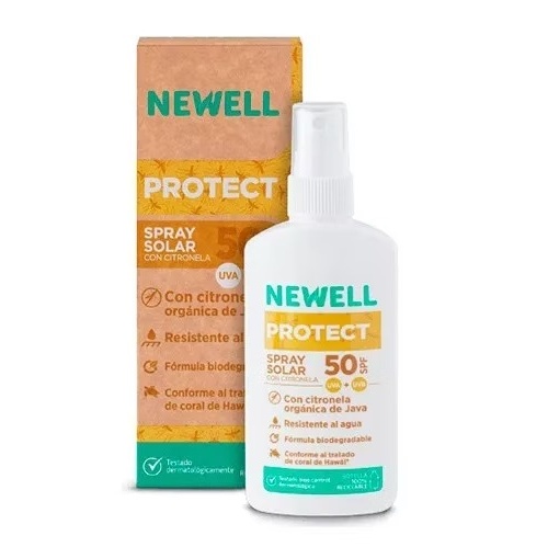 Newell spray solar con citronela spf50 (1 botella 100 ml)