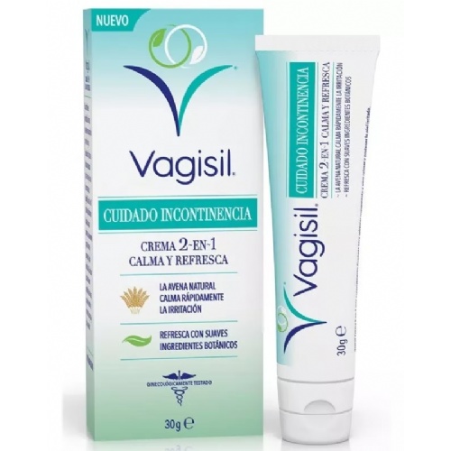 Vagisil cuidado incontinencia crema 2 en 1  1 envase 30 g