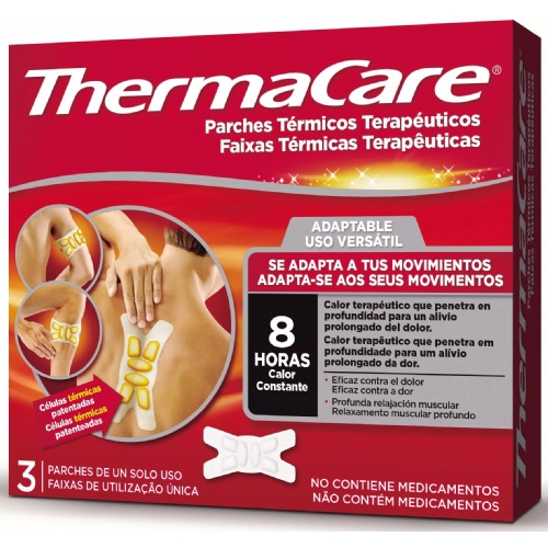 Thermacare parches termicos adaptables (3 parches)