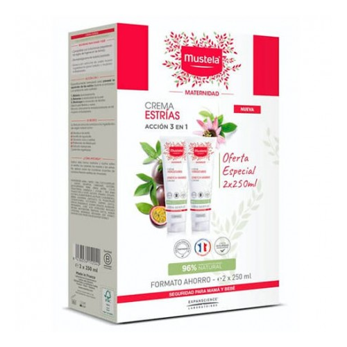 Crema prevencion estrias  2 envases 250 ml pack