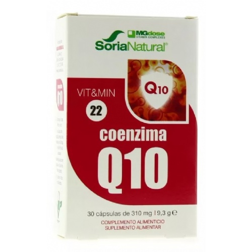 Mgdose c22 coenzima q10  soria natural 30 comp