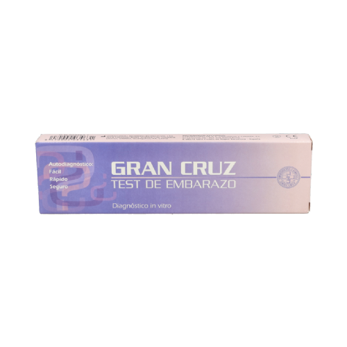 Gran cruz test de embarazo