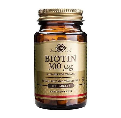 Solgar biotina 300 mg 100 comprimidos