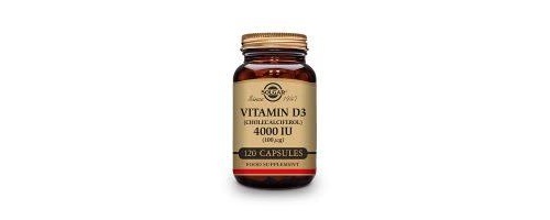 Vitamina d3 120 capsulas solgar