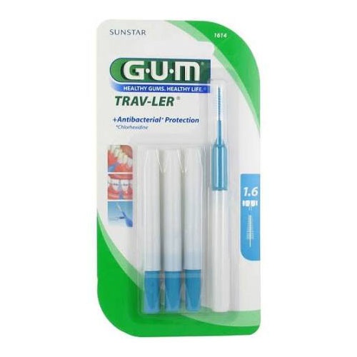 Cepillo interdental - gum 1614 trav-ler (conico 1.6 mm 6 u)