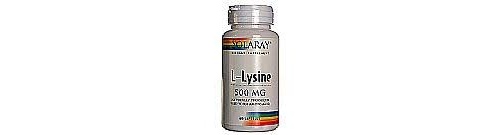 Solaray l-lysine 500 mg 60 veg capsulas