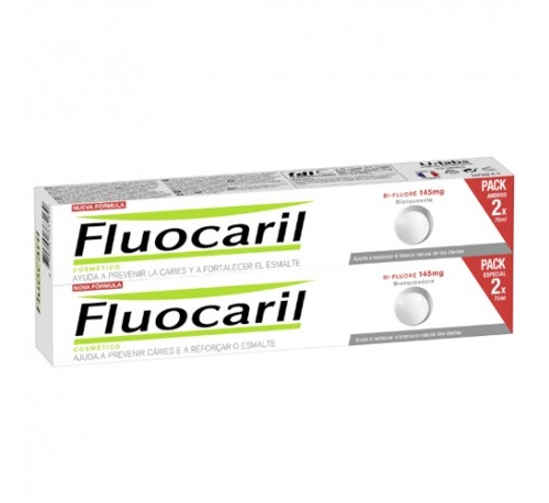 Fluocaril bifluore 145 mg blanqueante (2 x 75 ml)