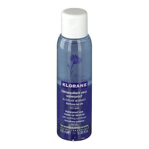 KLORANE OJOS SENSIBLES WATERPROOF - DESMAQUILLANTE AL ACIANO (LOCION 100 ML)