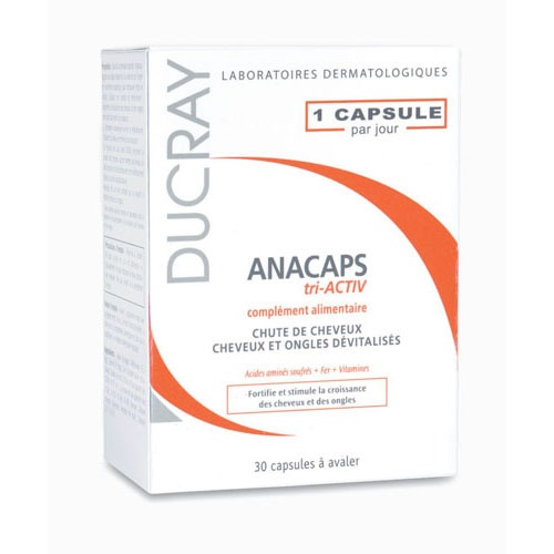 Anacaps reactiv cabello y uñas - ducray (30 capsulas)