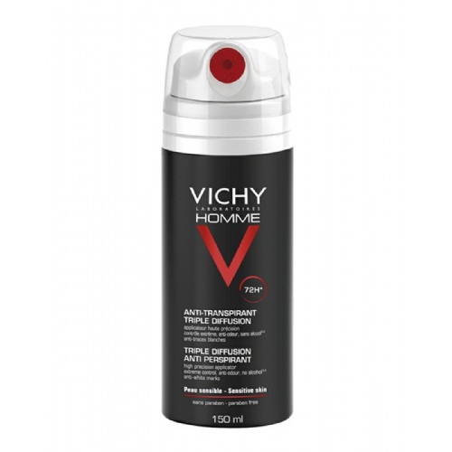 VICHY HOMME DESOD.SPRAY TRIPLE DIF 150ML