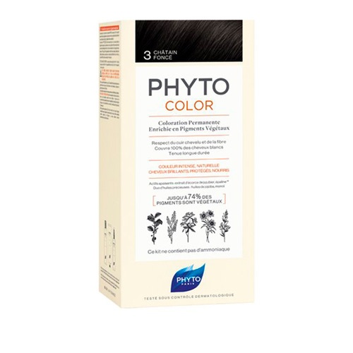 Phyto phytocolor sensitive 3 castaño oscuro