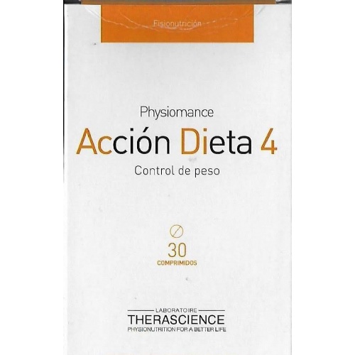 Therascience accion dieta 4  30 comprimidos