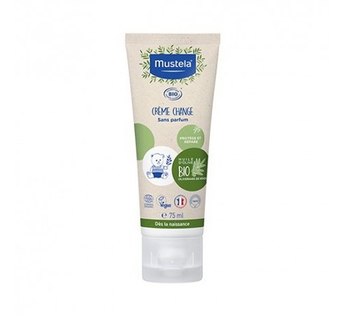 Mustela crema pañal bio (1 tubo 75 ml)