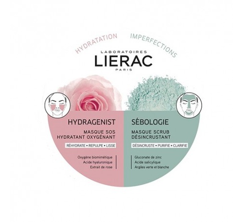 Lierac duo masc hydragenist+sebolgie 12 ml