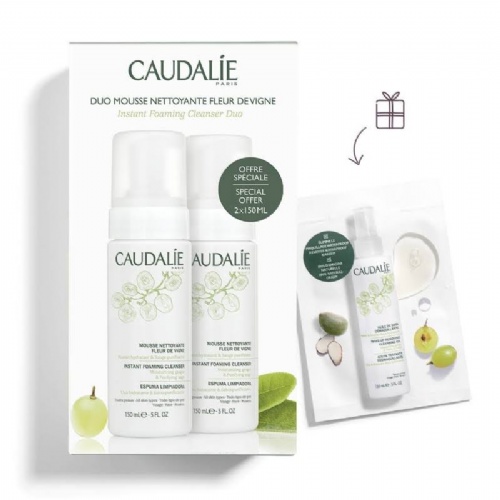 Caudalie duplo  espuma limpiadora 150 ml