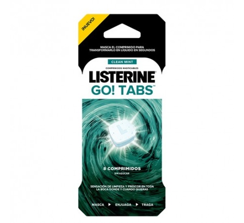 Listerine go blister 8 und.