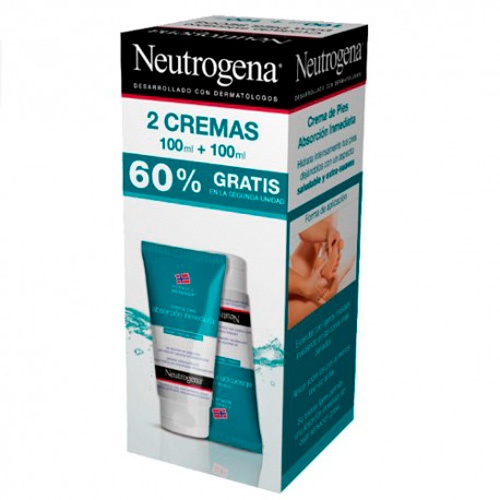 Neutrogena formula noruega duplo  pies crema absorcion inmediata 1 envase 100 ml