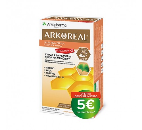 Arkoreal jalea real intelectum qi (10 ampollas)