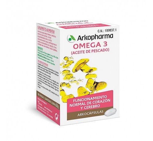 Omega 3 aceite de pescado arkopharma (100 capsulas)