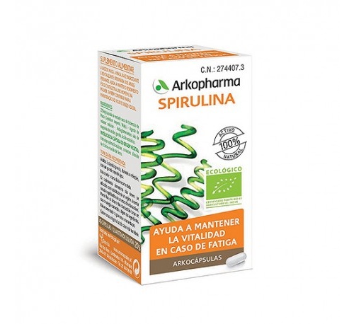 Arkocapsulas spirulina bio  45 capsulas