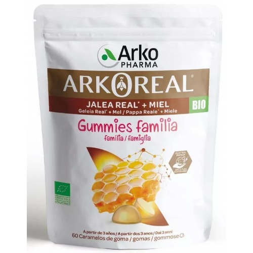 Arkoreal jalea real  60 caramelos de goma