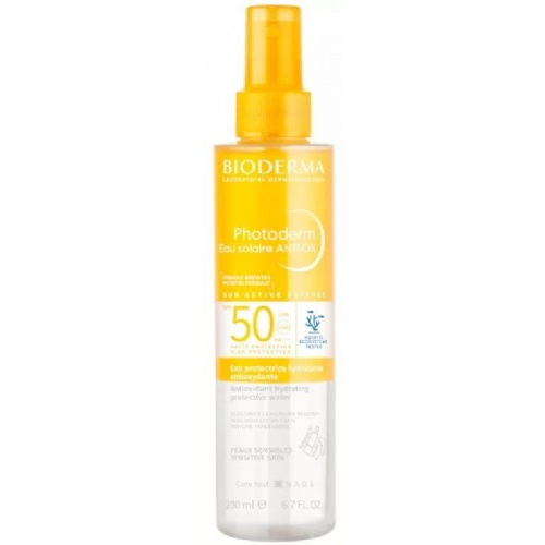 Photoderm eau solaire anti-ox spf 50 - bioderma (1 spray 200 ml)