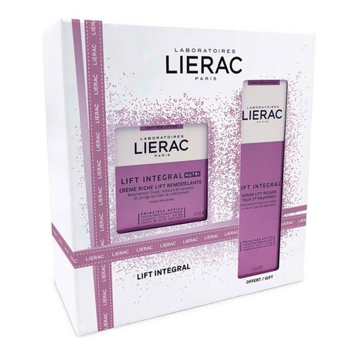 Lierac cofre navidad lift integral nutri crema rica 50ml+ serum liftin ojos y parp. 15ml