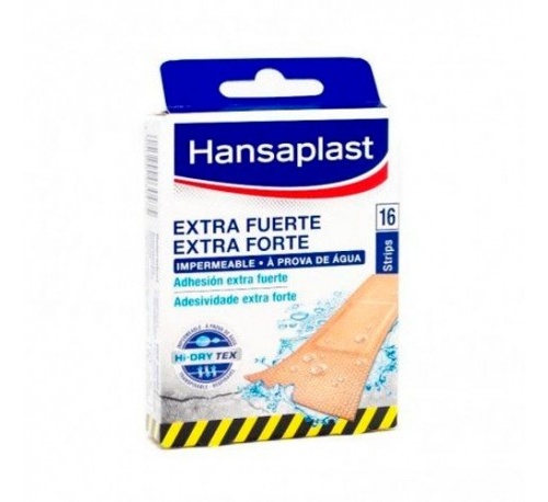 Hansaplast extra fuerte - aposito adhesivo (16 tiras)