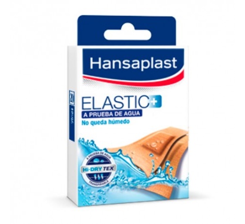 Hansaplast elastic resistente al agua - aposito adhesivo (20 u)