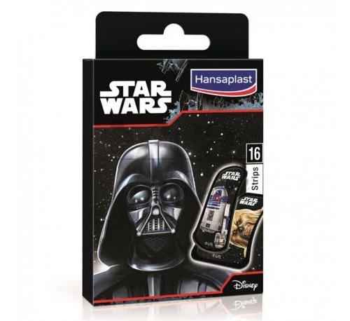 HANSAPLAST JUNIOR TIRAS ADHESIVAS DIBUJOS INF - APOSITO ADHESIVO (DISNEY STARWARS 16 U)