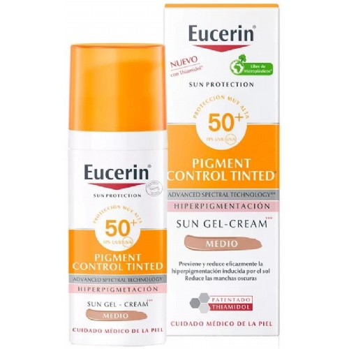 Eucerin pigment control 50+ fps (1 envase 50 ml tono medio)