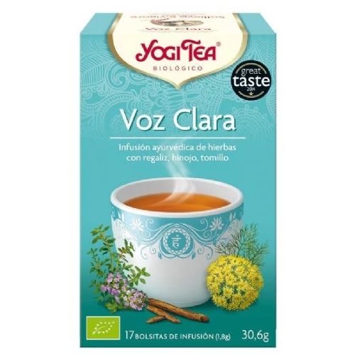 Yogi tea voz clara 32,3 g