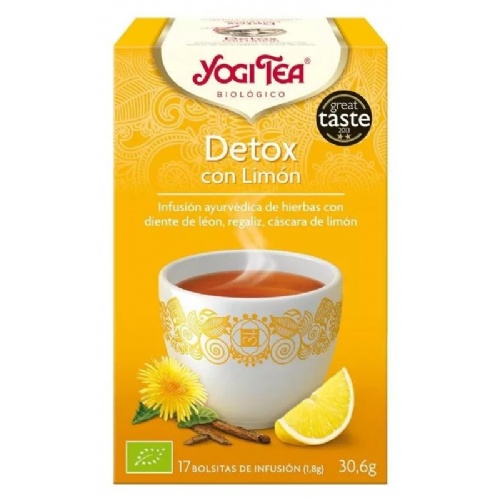 Yogi tea infusion detox con limon  30,6 g