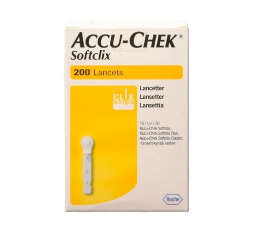 Accu-chek softclix lancetas (200 lancetas)