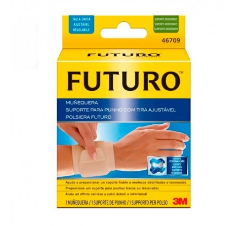 Muñequera - futuro velcro (1 unidad talla s m)