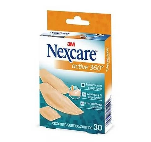 3m nexcare active 360º - aposito adhesivo (surtido 30 apositos)