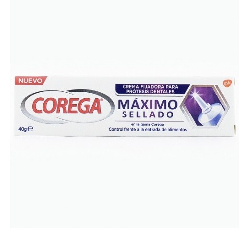 Corega max fijacion + sellado adhesivo protesis dental 1 envase 40 g - adhesivo protesis dental