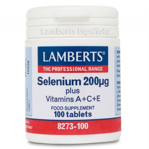 Lamberts selenium 200 +vitaminas a,c,e 100 comp