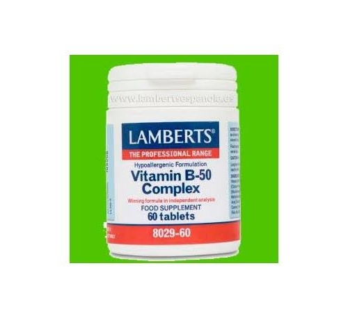 Lamberts vitamina b-100 complex 60 comp