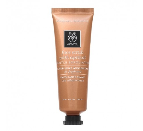 Apivita crema exfoliante suave albaricoque 50ml