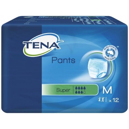 Absorb inc orina ligera - tena pants super (t- med 12 u)