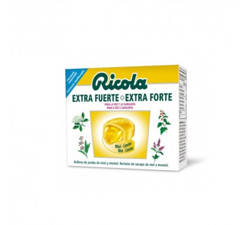 Ricola caramelos extra fuertes (miel limon 51 g)