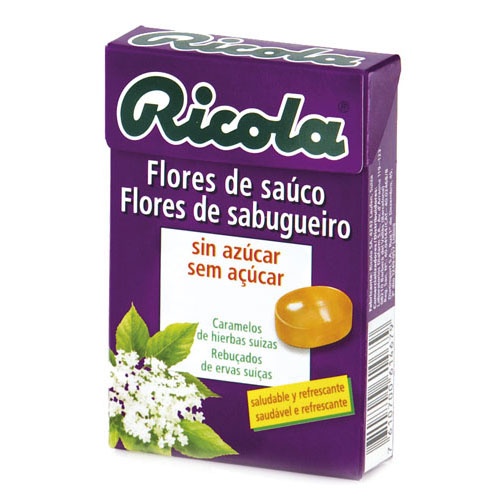 Ricola caram.flor de sauco caja s.a.