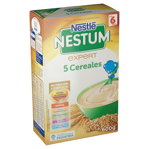 NESTLE NESTUM PAPILLA 5 CEREALES (600 G)